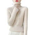 Women's Slim - Fit Turtleneck Long Sleeves Sweater - Weriion