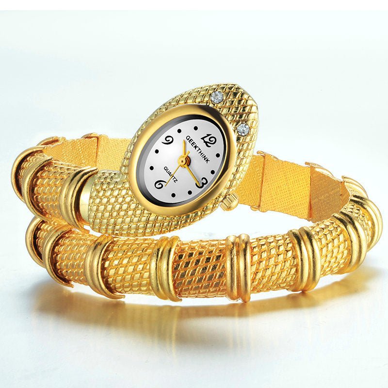 Women's Snake Serpentine Wrist Watch - Weriion