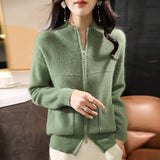 Women's Solid Color Loose Fit Sweater With Pockets - Weriion