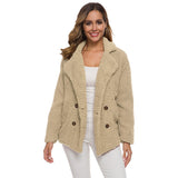 Women's Thick Fleece Polyester Winter Coat - Weriion