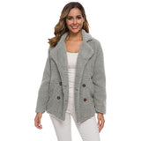 Women's Thick Fleece Polyester Winter Coat - Weriion