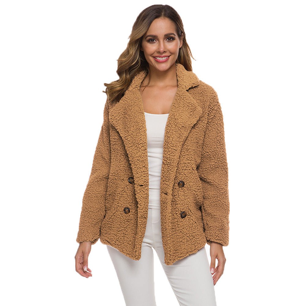 Women's Thick Fleece Polyester Winter Coat - Weriion