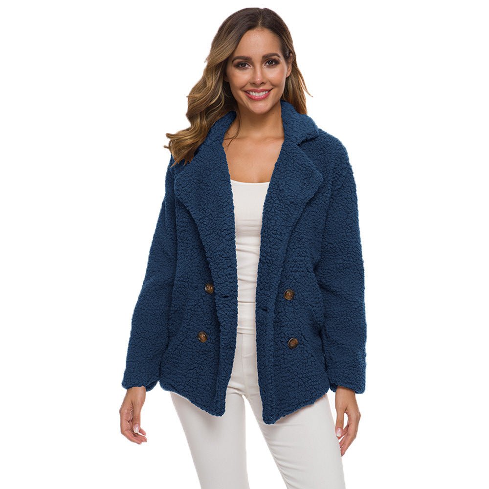 Women's Thick Fleece Polyester Winter Coat - Weriion