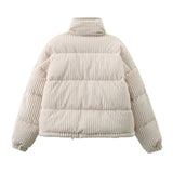 Women's Warm Loose Fit Puffer Jacket - Weriion