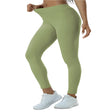 Women's Yoga Pants High Waist Lift High Elastic Tight Fitness Trousers Leggings - Weriion