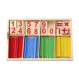 Wooden Counting Intelligence Montessori Calculation Early Educational Toy For Children & Babies - Weriion