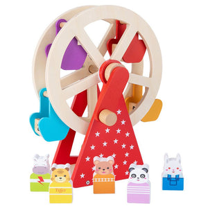 Wooden Ferris Wheel Baby Children Early Childhood Educational Toy - Weriion