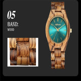 Wooden Quartz Watch With Steel Buckle - Weriion