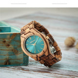 Wooden Quartz Watch With Steel Buckle - Weriion