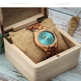 Wooden Quartz Watch With Steel Buckle - Weriion