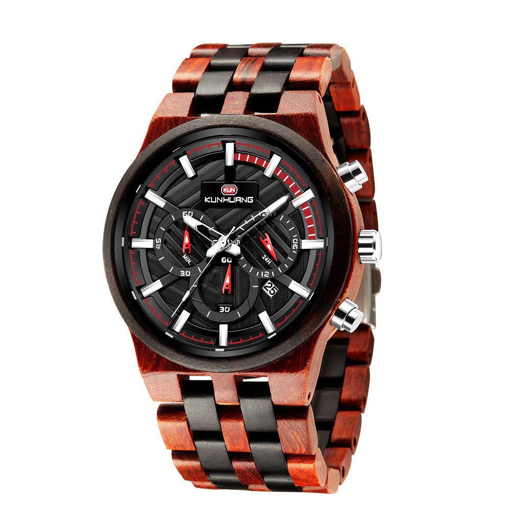 Wooden Quartz Watches With Large Dial - Weriion