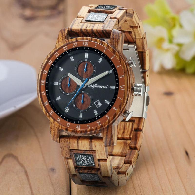 Wooden Sports Watch For Men - Weriion