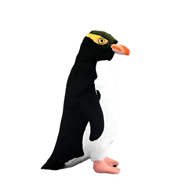 Yellow Eyed Stuffed Animal Penguin Plush Toy Doll - Weriion