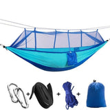 1 Person Outdoor Mosquito Net Camping Hammock Sleeping Bed - Weriion