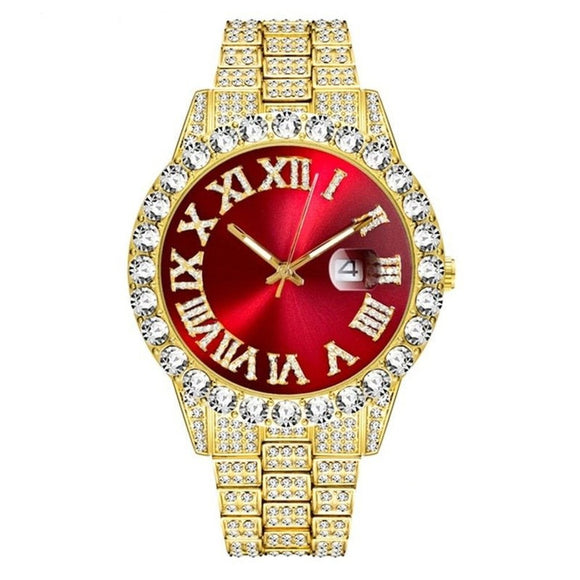 18K Gold Plated Watch For Men - Weriion
