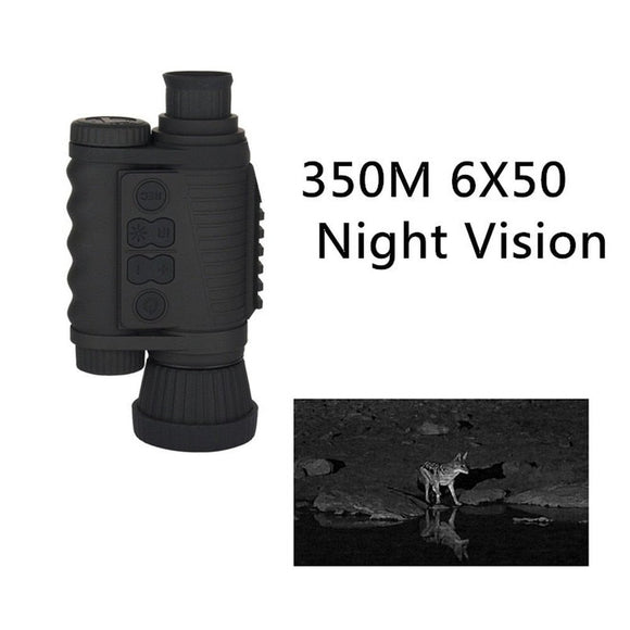 350 M Range Handheld HD 6x50 Infrared Digital Night Vision Monocular For Hunting - Weriion