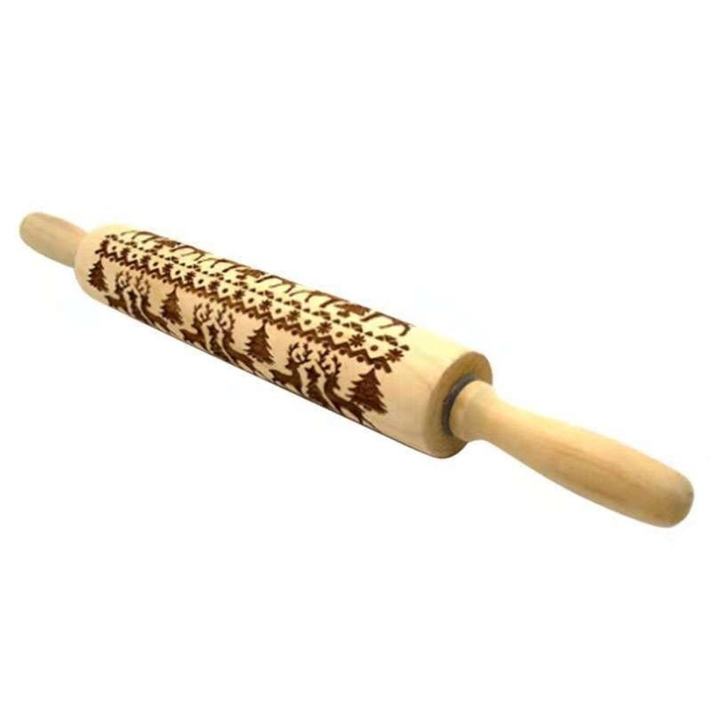 35/43 cm Christmas Rolling Pin - Weriion