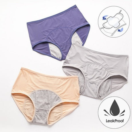 3pcs/Set Menstrual Panties For Women - Weriion