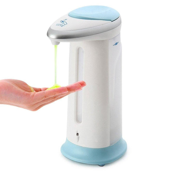 400ml Automatic Sensor Soap Dispenser for Kitchen Bathroom With Touchless IR Sensor - Weriion