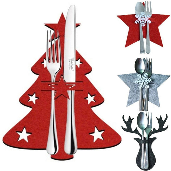4pcs Christmas Cutlery Holders - Weriion