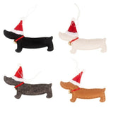 4pcs Cute Dog Christmas Tree Decorations - Weriion