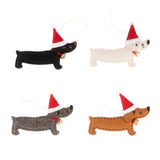 4pcs Cute Dog Christmas Tree Decorations - Weriion