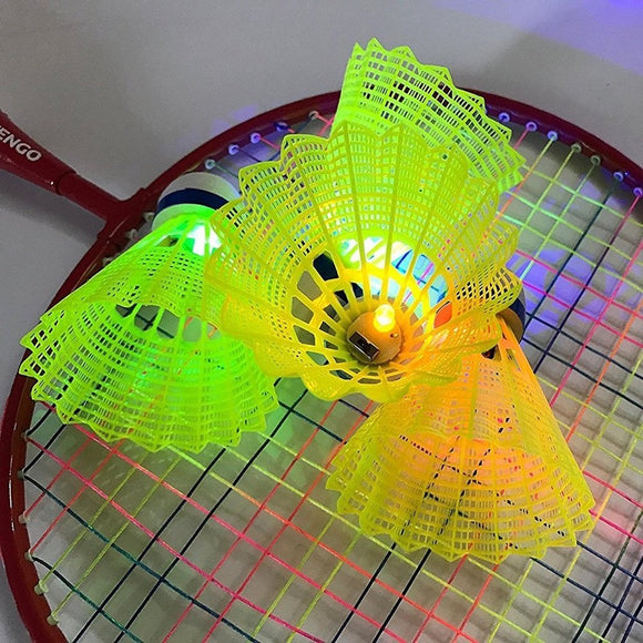 4pcs LED Lights Luminous Badminton Shuttlecocks - Weriion