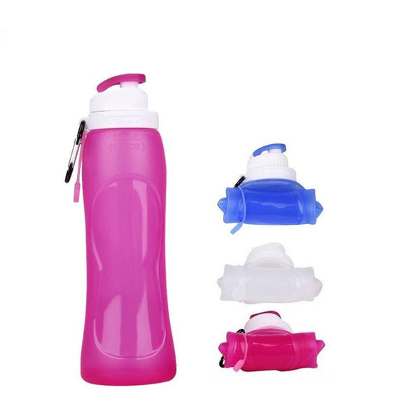 500ML Foldable Silicone Water Bottle - Weriion
