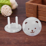 5pcs Bear Pattern EU Plug Electrical Outlet Cover Protection For Children - Weriion
