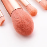 7pcs Cute Pink Makeup Brushes Set - Weriion
