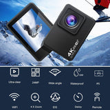 Action Camera Ultra HD 4K/60fps WiFi Waterproof Camera - Weriion