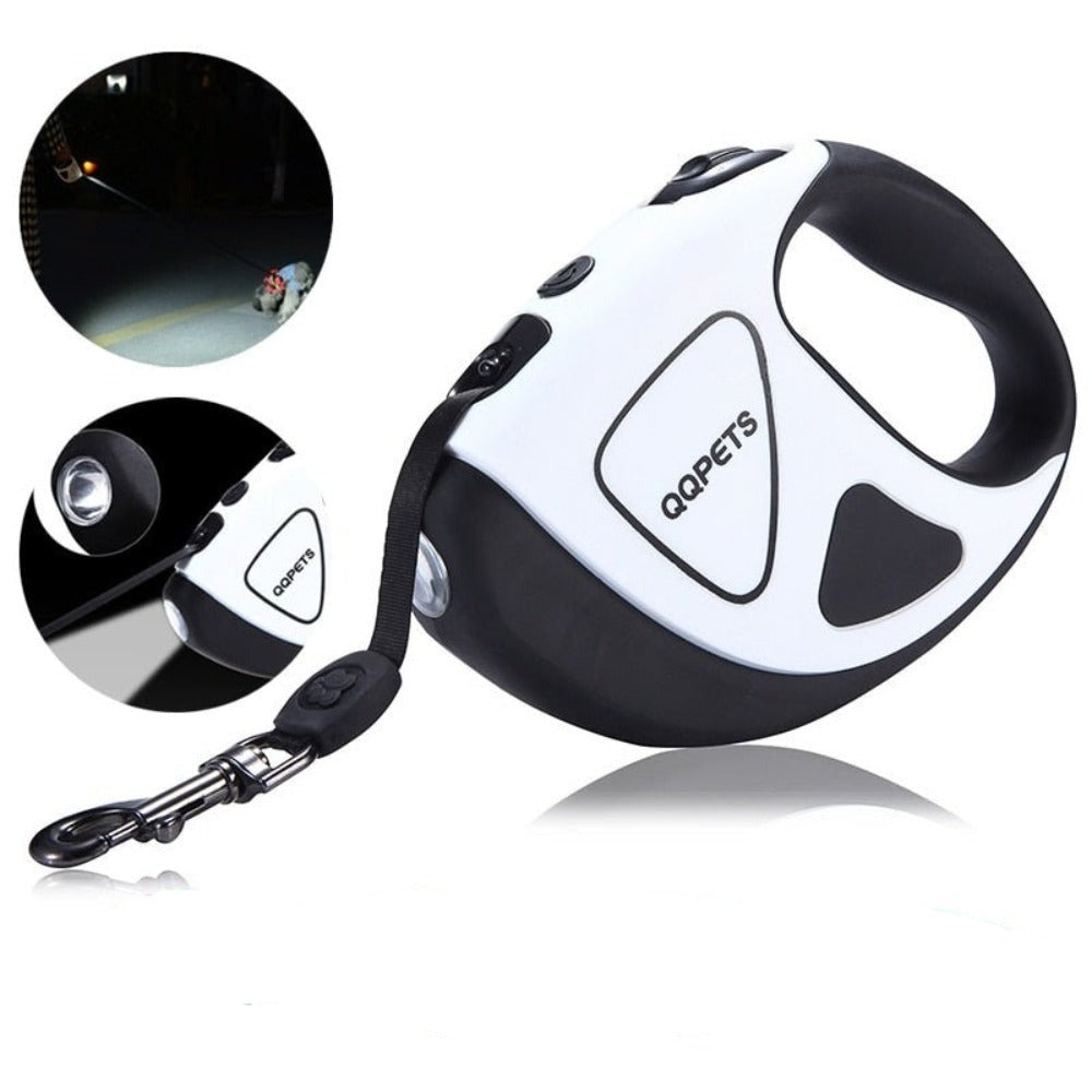 Automatic Retractable Dog Leash With LED Light For Night Safety - Weriion