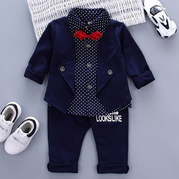 Baby Boys Clothing Sets T-Shirt + Jeans + Jacket - Weriion
