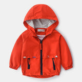 Boys Hooded Wind Resistant Jacket - Weriion