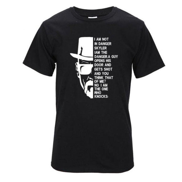 Breaking Bad Cotton Short Sleeve Heisenberg Print T-Shirt For Men - Weriion