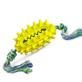 Cactus Shaped Dog Chew Toy With Cotton Rope - Weriion