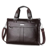 Casual Business Briefcase Shoulder Bag For Men - Weriion