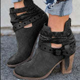 Casual High Heels Boots For Women - Weriion