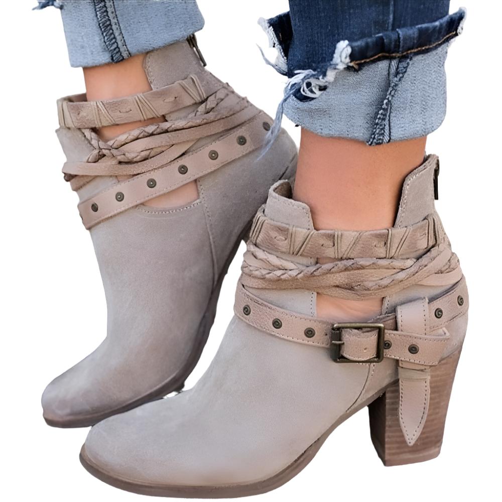 Casual High Heels Boots For Women - Weriion