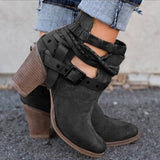 Casual High Heels Boots For Women - Weriion