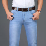 Casual Slim Fit High Stretch Jeans For Men - Weriion