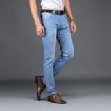 Casual Slim Fit High Stretch Jeans For Men - Weriion