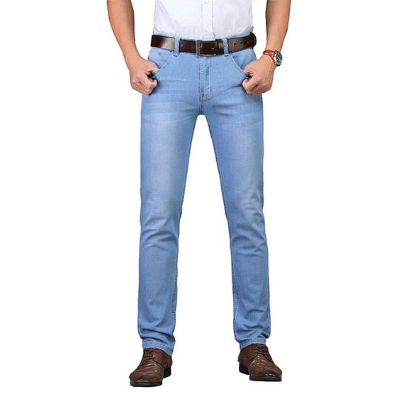 Casual Slim Fit High Stretch Jeans For Men - Weriion