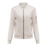 Casual Thin Polyester Jacket For Women - Weriion