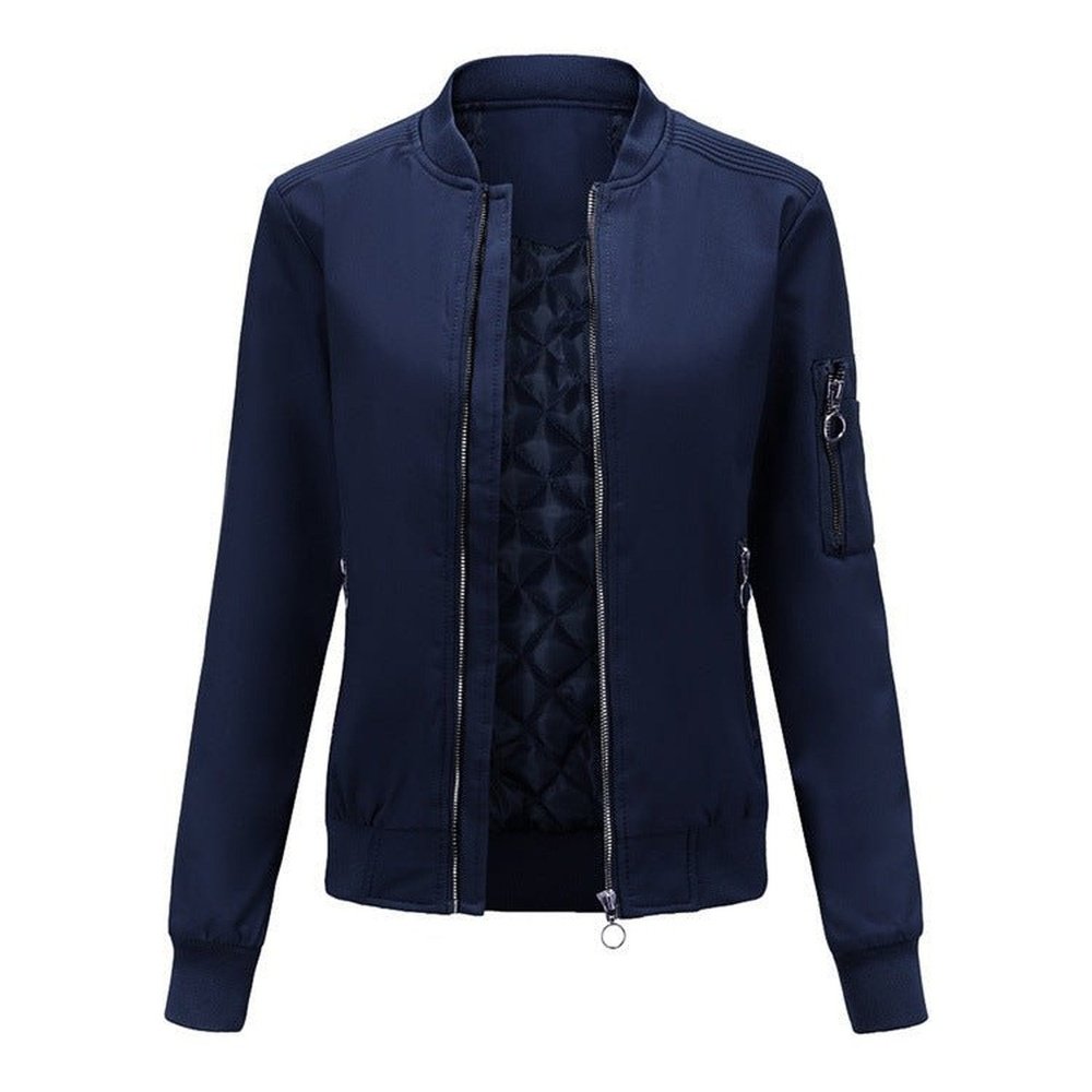 Casual Thin Polyester Jacket For Women - Weriion