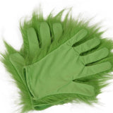 Christmas Grinch Masks and Gloves - Weriion
