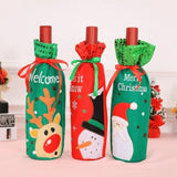 Christmas Themed Wine Bottle Covers - Weriion