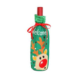 Christmas Themed Wine Bottle Covers - Weriion