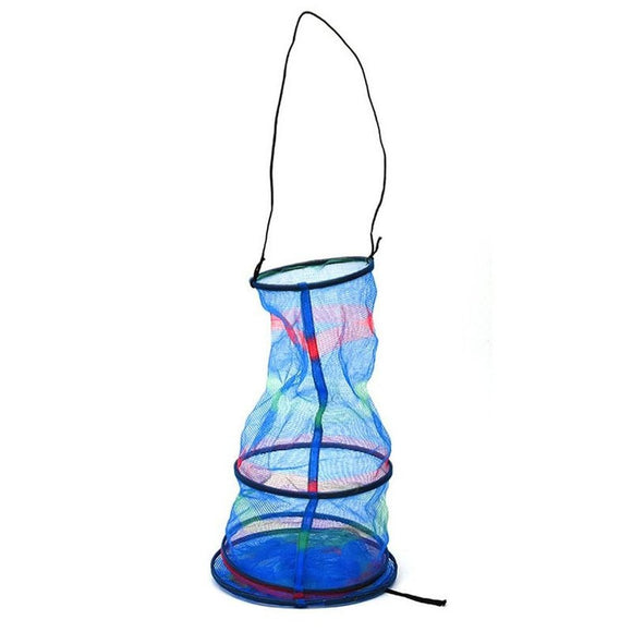 Colorful 3 Layers Collapsible Fishing Net Basket - Weriion