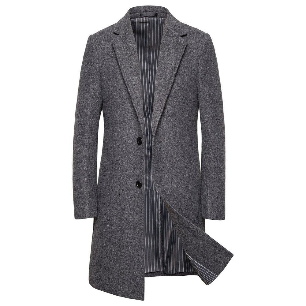 Comfortable Wool Coat For Men - Weriion